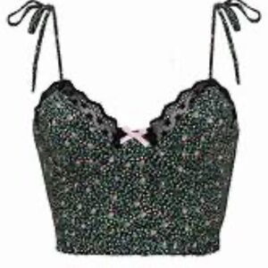 NWOT FOR LOVE & LEMONS FARRAH STRAWBERRY PRINT BUSTIER XS!